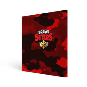 Холст квадратный с принтом BRAWL STARS , 100% ПВХ |  | android | brawl stars | games | mobile game | stars | игры | мобильные игры