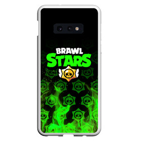 Чехол для Samsung S10E с принтом BRAWL STARS , Силикон | Область печати: задняя сторона чехла, без боковых панелей | brawl stars | bull | colt | leon | stars | берли | бо | брок | ворон | джесси | динамайк | дэррил | кольт | леон | мортис | нита | пайпер | пенни | поко | пэм | рикошет | спайк | тара | фрэнк | шелли | эль примо