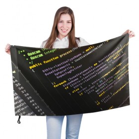 Флаг 3D с принтом ПРОГРАММНЫЙ КОД , 100% полиэстер | плотность ткани — 95 г/м2, размер — 67 х 109 см. Принт наносится с одной стороны | hugo weaving | pc | the matrix | код | компьютеры | матрица | матрица 4 | программист | программный код | цифры