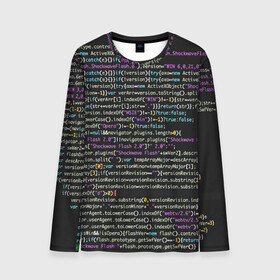 Мужской лонгслив 3D с принтом PHP CODE , 100% полиэстер | длинные рукава, круглый вырез горловины, полуприлегающий силуэт | hugo weaving | pc | the matrix | код | компьютеры | матрица | матрица 4 | программист | программный код | цифры