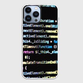 Чехол для iPhone 13 Pro Max с принтом ПРОГРАММИСТ ,  |  | Тематика изображения на принте: hugo weaving | pc | the matrix | код | компьютеры | матрица | матрица 4 | программист | программный код | цифры