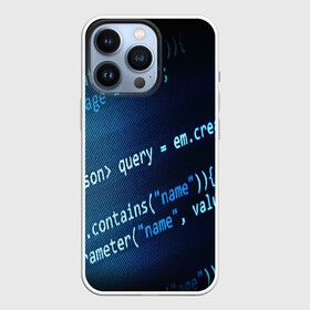 Чехол для iPhone 13 Pro с принтом CODE STYLE ,  |  | hugo weaving | pc | the matrix | код | компьютеры | матрица | матрица 4 | программист | программный код | цифры