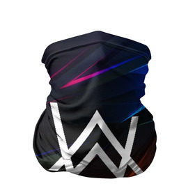 Бандана-труба 3D с принтом ALAN WALKER STRIPES , 100% полиэстер, ткань с особыми свойствами — Activecool | плотность 150‒180 г/м2; хорошо тянется, но сохраняет форму | Тематика изображения на принте: alan walker | aw | electro | electro music | music | алан уокер | музыка | музыкант | электро | электронная музыка