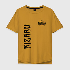 Мужская футболка хлопок Oversize с принтом KIZARU HAUNTED F. , 100% хлопок | свободный крой, круглый ворот, “спинка” длиннее передней части | family | haunted | karmageddon | karmagedon | kizaru | кармагеддон | кармагедон | кизару | фэмили | хаунтед