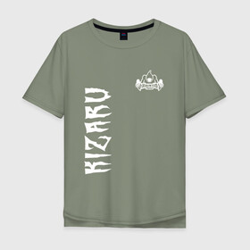 Мужская футболка хлопок Oversize с принтом KIZARU HAUNTED F. , 100% хлопок | свободный крой, круглый ворот, “спинка” длиннее передней части | family | haunted | karmageddon | karmagedon | kizaru | кармагеддон | кармагедон | кизару | фэмили | хаунтед