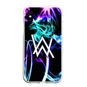 Чехол для iPhone XS Max матовый с принтом ALAN WALKER , Силикон | Область печати: задняя сторона чехла, без боковых панелей | alan walker | aw | electro | electro music | music | алан уокер | музыка | музыкант | электро | электронная музыка