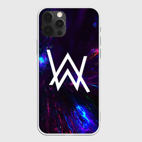 Чехол для iPhone 12 Pro с принтом ALAN WALKER NEON , силикон | область печати: задняя сторона чехла, без боковых панелей | Тематика изображения на принте: alan walker | aw | electro | electro music | music | алан уокер | музыка | музыкант | электро | электронная музыка