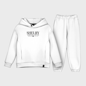 Детский костюм хлопок Oversize с принтом Shelby company limited ,  |  | gin | peaky blinders | shelby | the garrison | альфи соломонс | артур | банда | братья | гаррисон | грейс берджесс | джин | джон | криминал | мафия | острые козырьки | сериал | томас | финн | шелби