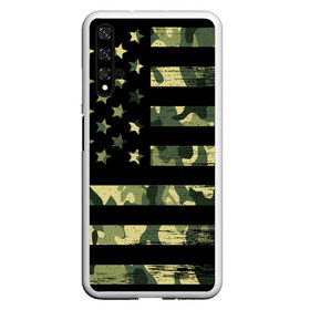 Чехол для Honor 20 с принтом American Flag Camo , Силикон | Область печати: задняя сторона чехла, без боковых панелей | Тематика изображения на принте: eagle | states | united | usa | армейские | армия | камуфляж | орел | служба | снайпер | соединенных | солдат | сша | форма | штатов