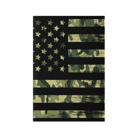 Обложка для паспорта матовая кожа с принтом American Flag Camo , натуральная матовая кожа | размер 19,3 х 13,7 см; прозрачные пластиковые крепления | Тематика изображения на принте: eagle | states | united | usa | армейские | армия | камуфляж | орел | служба | снайпер | соединенных | солдат | сша | форма | штатов