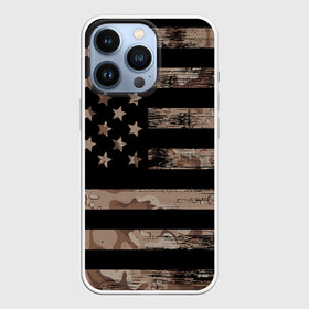 Чехол для iPhone 13 Pro с принтом American Flag Camo ,  |  | Тематика изображения на принте: eagle | states | united | usa | армейские | армия | камуфляж | орел | служба | снайпер | соединенных | солдат | сша | форма | штатов