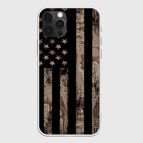 Чехол для iPhone 12 Pro с принтом American Flag Camo , силикон | область печати: задняя сторона чехла, без боковых панелей | eagle | states | united | usa | армейские | армия | камуфляж | орел | служба | снайпер | соединенных | солдат | сша | форма | штатов