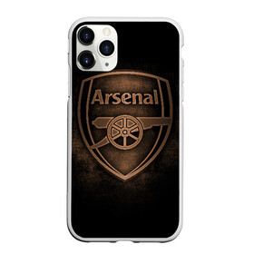 Чехол для iPhone 11 Pro матовый с принтом Arsenal , Силикон |  | arsenal | arsenal fc | the gunners | английский клуб | арсенал | лондон | лондонский арсенал | премьер лига | футбол | футболист | футбольный клуб