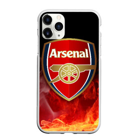 Чехол для iPhone 11 Pro матовый с принтом Arsenal , Силикон |  | arsenal | arsenal fc | the gunners | английский клуб | арсенал | лондон | лондонский арсенал | премьер лига | футбол | футболист | футбольный клуб