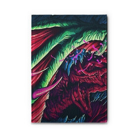 Обложка для автодокументов с принтом HYPER BEAST , натуральная кожа |  размер 19,9*13 см; внутри 4 больших “конверта” для документов и один маленький отдел — туда идеально встанут права | awp | counter strike | cs go | cs go global offensive | hyper beast | skin cs | team cs | команды cs | скины оружия | скоростной зверь | хайпер бист