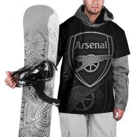 Накидка на куртку 3D с принтом Arsenal , 100% полиэстер |  | arsenal | arsenal fc | the gunners | английский клуб | арсенал | лондон | лондонский арсенал | премьер лига | футбол | футболист | футбольный клуб