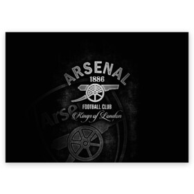 Поздравительная открытка с принтом Arsenal , 100% бумага | плотность бумаги 280 г/м2, матовая, на обратной стороне линовка и место для марки
 | arsenal | arsenal fc | the gunners | английский клуб | арсенал | лондон | лондонский арсенал | премьер лига | футбол | футболист | футбольный клуб