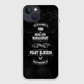 Чехол для iPhone 13 с принтом Острые козырьки ,  |  | gin | peaky blinders | shelby | the garrison | альфи соломонс | артур | братья | гаррисон | грейс берджесс | джин | джон | мафия | острые козырьки | сериал | томас | финн | шелби