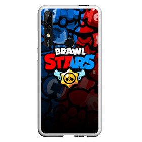 Чехол для Honor P Smart Z с принтом BRAWL STARS , Силикон | Область печати: задняя сторона чехла, без боковых панелей | android | brawl stars | colt | crow | games | leon | penny | poco. | shelly | spike | wanted | брав | бравл старс | звезды | игры | мобильные игры | старс