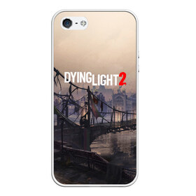 Чехол для iPhone 5/5S матовый с принтом DYING LIGHT 2 , Силикон | Область печати: задняя сторона чехла, без боковых панелей | dying light | dying light 2 | dying light the following | dying light: the following | horror | survivor | зомби | игры | умирающий свет