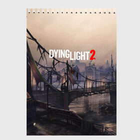 Скетчбук с принтом DYING LIGHT 2 , 100% бумага
 | 48 листов, плотность листов — 100 г/м2, плотность картонной обложки — 250 г/м2. Листы скреплены сверху удобной пружинной спиралью | dying light | dying light 2 | dying light the following | dying light: the following | horror | survivor | зомби | игры | умирающий свет