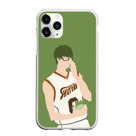 Чехол для iPhone 11 Pro Max матовый с принтом Shintarou Midorima , Силикон |  | basket | basketball | kuroko | kuroko no basket | midorima | shintarou | баскетбол | куроко | мидорима | шинтаро