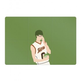 Магнитный плакат 3Х2 с принтом Shintarou Midorima , Полимерный материал с магнитным слоем | 6 деталей размером 9*9 см | basket | basketball | kuroko | kuroko no basket | midorima | shintarou | баскетбол | куроко | мидорима | шинтаро