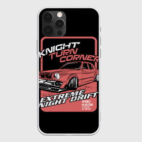 Чехол для iPhone 12 Pro Max с принтом Extreme night drift , Силикон |  | auto | car | cars | concept | crash | drift | drifting | extreme | fast | garage | race | racing | rally | super | turbo | автомобил | быстрый | дрифт | классика | экстрим