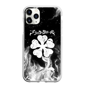 Чехол для iPhone 11 Pro матовый с принтом ЧЁРНЫЙ КЛЕВЕР , Силикон |  | asta | black bull | black clover | bright | bull | clover | fire | flame | heat | light | wildfire | аста | бык | искры | клевер | огненный | огонь | пламя | пожар | чёрный бык | чёрный клевер