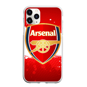 Чехол для iPhone 11 Pro матовый с принтом Arsenal , Силикон |  | arsenal | arsenal fc | the gunners | английский клуб | арсенал | лондон | лондонский арсенал | премьер лига | футбол | футболист | футбольный клуб