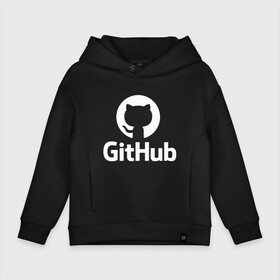 Детское худи Oversize хлопок с принтом GitHub , френч-терри — 70% хлопок, 30% полиэстер. Мягкий теплый начес внутри —100% хлопок | боковые карманы, эластичные манжеты и нижняя кромка, капюшон на магнитной кнопке | Тематика изображения на принте: git hub | github | it | кодинг | программист