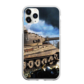 Чехол для iPhone 11 Pro матовый с принтом ТАНК , Силикон |  | game | tank | war | боевой танк | война | выстрел | дым | игра | искры | огонь | пламя | танк | танкист | техника