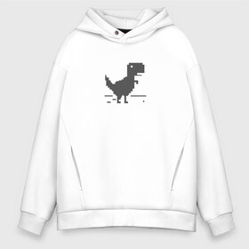 Мужское худи Oversize хлопок с принтом Chrome T Rex , френч-терри — 70% хлопок, 30% полиэстер. Мягкий теплый начес внутри —100% хлопок | боковые карманы, эластичные манжеты и нижняя кромка, капюшон на магнитной кнопке | chrome | google | google chrome | t rex | trex | гугл хром | т рэкс | тирекс | хром