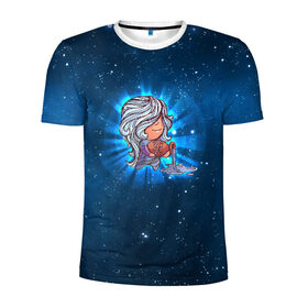 Мужская футболка 3D спортивная с принтом Водолей , 100% полиэстер с улучшенными характеристиками | приталенный силуэт, круглая горловина, широкие плечи, сужается к линии бедра | вселенная | гороскоп | знаки зодиака | зодиак | космос | медитация | планеты