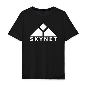 Мужская футболка хлопок Oversize с принтом Skynet , 100% хлопок | свободный крой, круглый ворот, “спинка” длиннее передней части | skynet | скайнет | терминатор