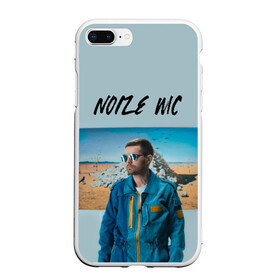 Чехол для iPhone 7Plus/8 Plus матовый с принтом Noize MC , Силикон | Область печати: задняя сторона чехла, без боковых панелей | music | noize | noize mc | rap | все как у людей | музыка | музыкант | надпись | нойз | нойз мс | рэп