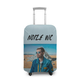 Чехол для чемодана 3D с принтом Noize MC , 86% полиэфир, 14% спандекс | двустороннее нанесение принта, прорези для ручек и колес | music | noize | noize mc | rap | все как у людей | музыка | музыкант | надпись | нойз | нойз мс | рэп