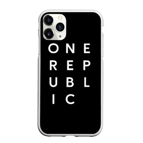 Чехол для iPhone 11 Pro Max матовый с принтом One Republic (+спина) , Силикон |  | one republic | уан репаблик
