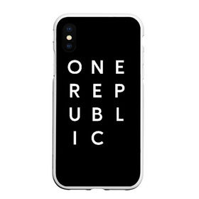 Чехол для iPhone XS Max матовый с принтом One Republic (+спина) , Силикон | Область печати: задняя сторона чехла, без боковых панелей | Тематика изображения на принте: one republic | уан репаблик