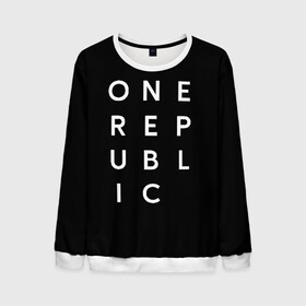 Мужской свитшот 3D с принтом One Republic (+спина) , 100% полиэстер с мягким внутренним слоем | круглый вырез горловины, мягкая резинка на манжетах и поясе, свободная посадка по фигуре | Тематика изображения на принте: one republic | уан репаблик