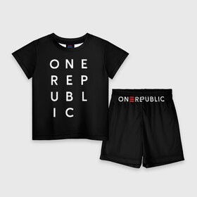Детский костюм с шортами 3D с принтом One Republic (+спина) ,  |  | one republic | уан репаблик