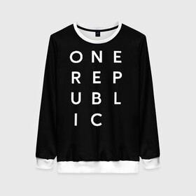 Женский свитшот 3D с принтом One Republic (+спина) , 100% полиэстер с мягким внутренним слоем | круглый вырез горловины, мягкая резинка на манжетах и поясе, свободная посадка по фигуре | one republic | уан репаблик