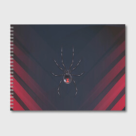 Альбом для рисования с принтом Каракурт , 100% бумага
 | матовая бумага, плотность 200 мг. | marvel | spider | австралия | арахнофобия | вдова | кокон | красная | марвел | муха | насекомое | нить | паутина | полосы | сеть | спайдер | супергерой | тарантул | укус | фобия | черная | яд