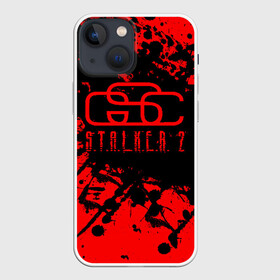 Чехол для iPhone 13 mini с принтом Stalker GSC red ,  |  | gsc game world | stalker | stalker 2 | stalker 2 дата | stalker 2 прохождение | stalker red | stalker майка | скачать stalker 2 | сталкер | сталкер майка | сталкер свидшот