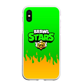 Чехол для iPhone XS Max матовый с принтом BRAWL STARS LEON , Силикон | Область печати: задняя сторона чехла, без боковых панелей | brawl stars | bull | colt | leon | stars | берли | бо | брок | ворон | джесси | динамайк | дэррил | кольт | леон | мортис | нита | пайпер | пенни | поко | пэм | рикошет | спайк | тара | фрэнк | шелли | эль примо