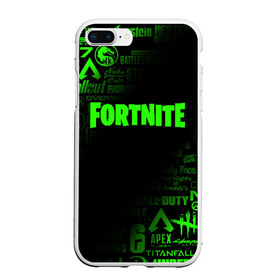 Чехол для iPhone 7Plus/8 Plus матовый с принтом FORTNITE НОВЫЙ СЕЗОН , Силикон | Область печати: задняя сторона чехла, без боковых панелей | Тематика изображения на принте: 10 | battle | fort | fortnite | royale | season | битва | королевская | новый | сезон | форт | фортнайт