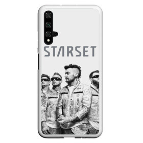 Чехол для Honor 20 с принтом Starset Band , Силикон | Область печати: задняя сторона чехла, без боковых панелей | logo | rock | starset | лого | рок | старсет