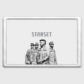 Магнит 45*70 с принтом Starset Band , Пластик | Размер: 78*52 мм; Размер печати: 70*45 | logo | rock | starset | лого | рок | старсет