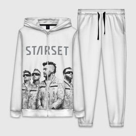 Женский костюм 3D с принтом Starset Band ,  |  | Тематика изображения на принте: logo | rock | starset | лого | рок | старсет