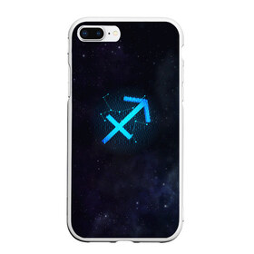 Чехол для iPhone 7Plus/8 Plus матовый с принтом Стрелец , Силикон | Область печати: задняя сторона чехла, без боковых панелей | вселенная | гороскоп | знаки зодиака | зодиак | космос | медитация | планеты